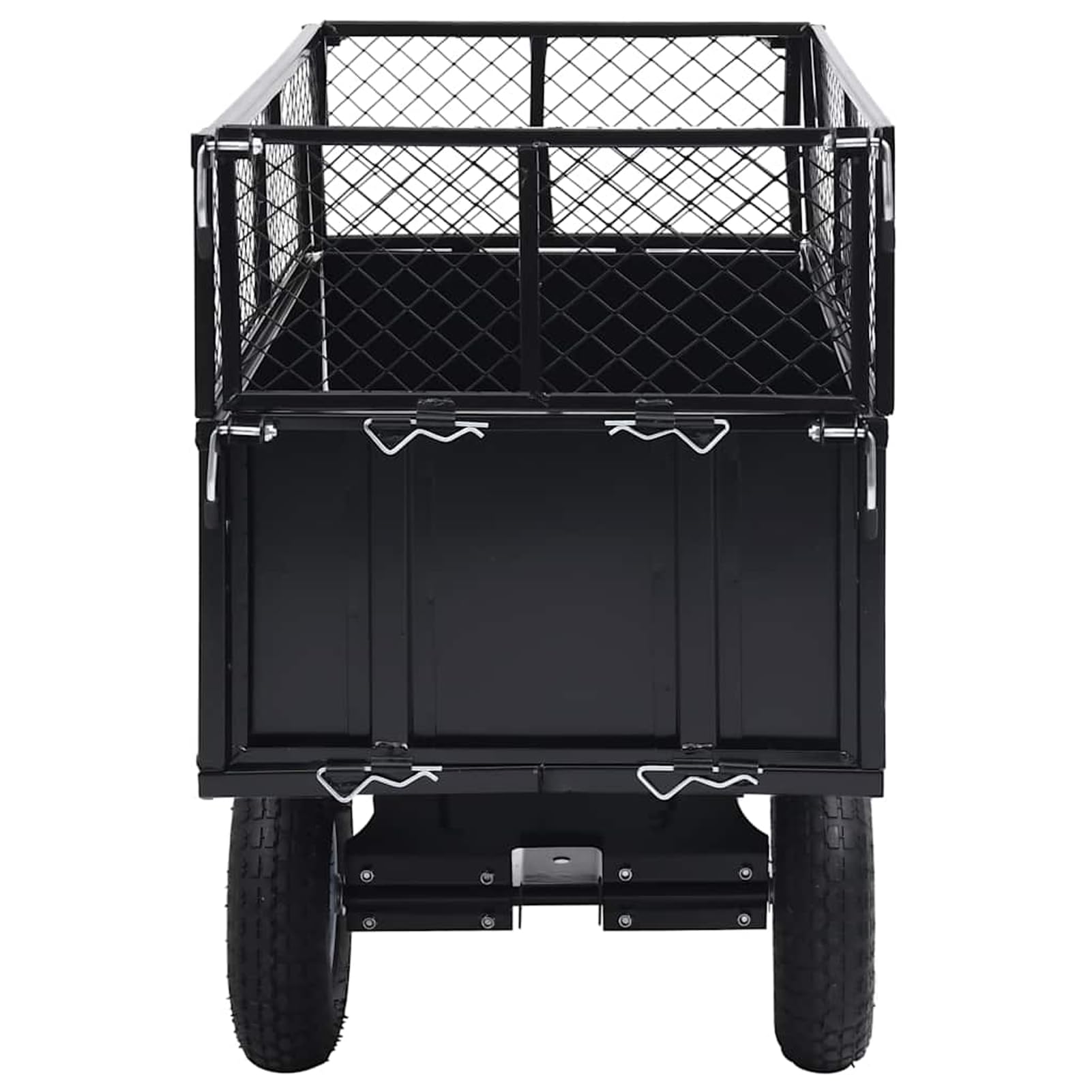 GecheerCarro Remolque inclinable de cortacésped Carga de 150 kg