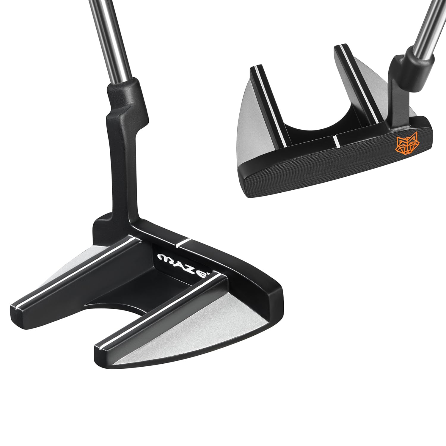 MAZEL Tour GS Golf Putter da uomo, destrorso, copertura testa da golf inclusa (MP-002 Putter)