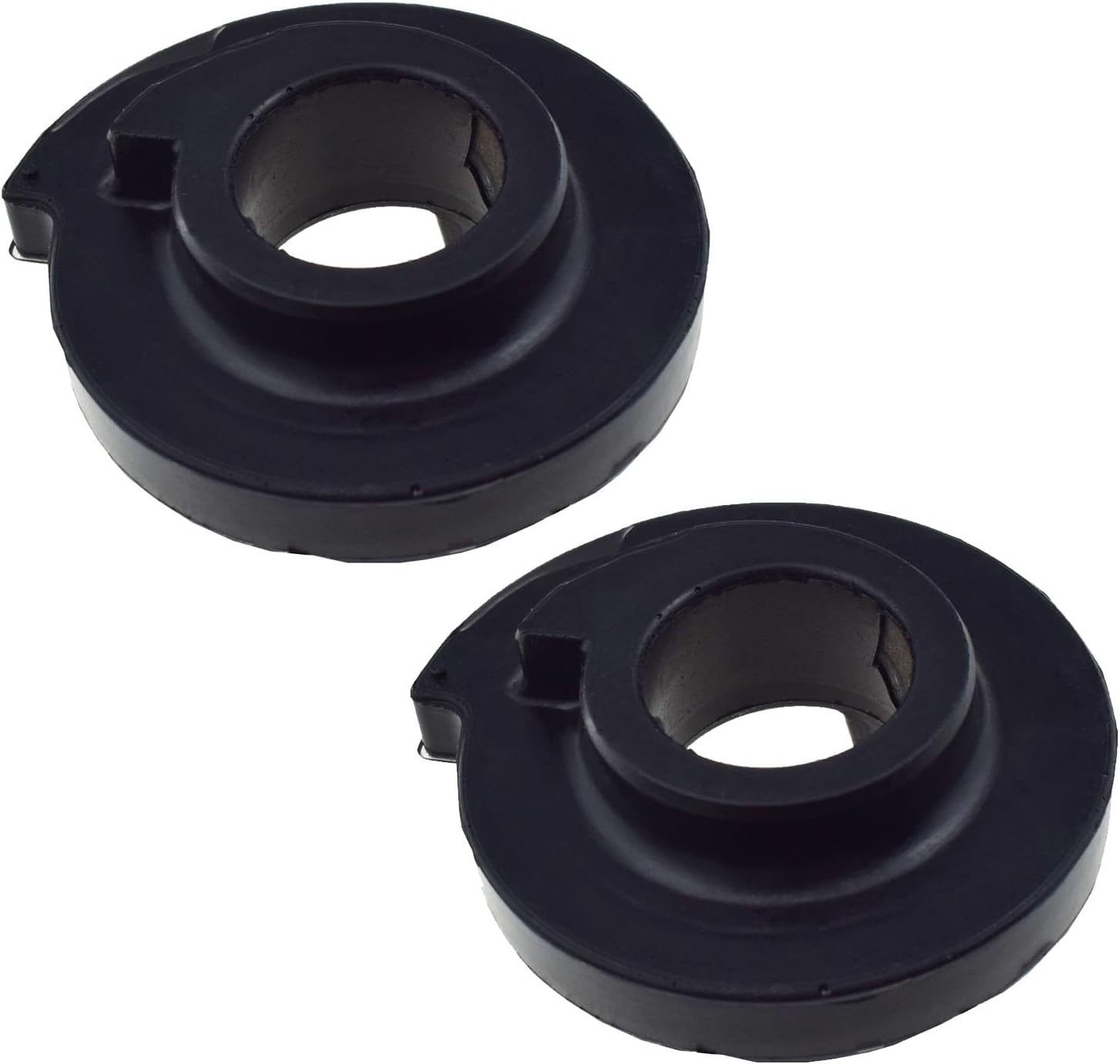 2Pcs Rubber Spring Support Pads Rear Left & Right 4M0512297B For Audi A4 A5 A6 Q7 VW Touareg