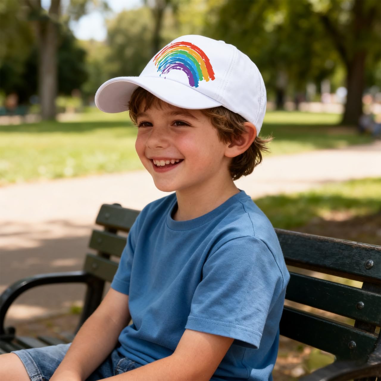 Angoily 24 Pezzi Cappellini da Baseball Fai da Te per Bambini con Vernice - Cappellini da Baseball Semplici per Feste, Sport, Lavoretti, Compleanni, Attività All'aperto