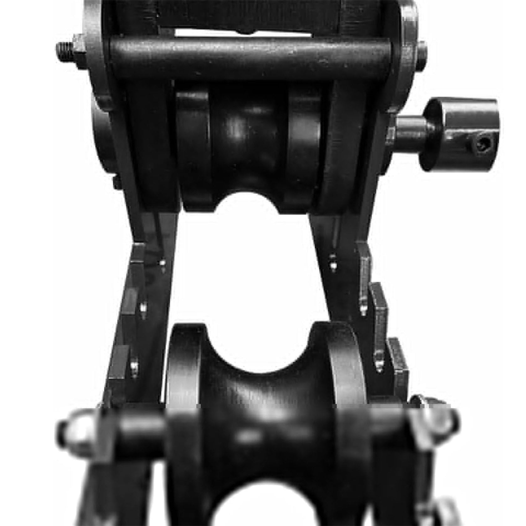 Cintreuse manuelle pour tube carré de 3,8 cm à 2 rouleaux ronds pour chauffage