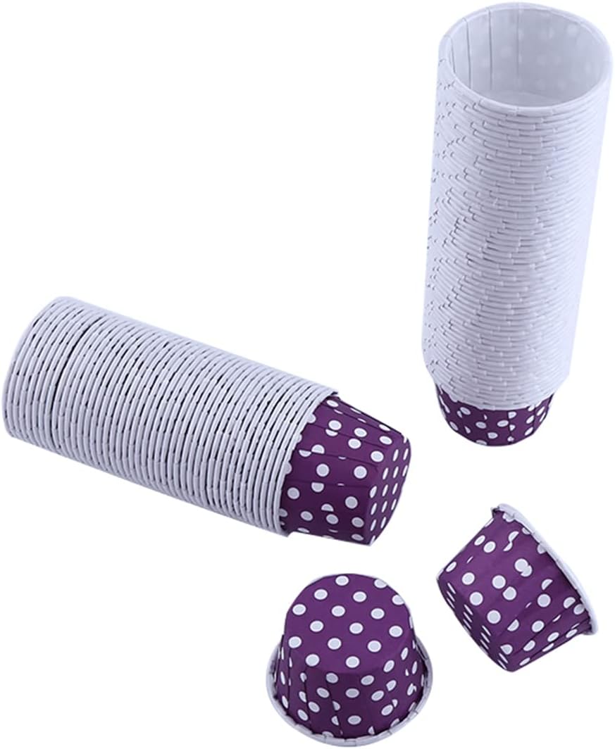 Coated Paper Baking Cases Case Wrapper Muffin Baking Cup Cupcake Paper for Party Wedding Birthday Christmas Party (Colorful),100pcs Paper Cake Cupcake Liner, 100pcs Paper Cake Cupcake Liner, Coa