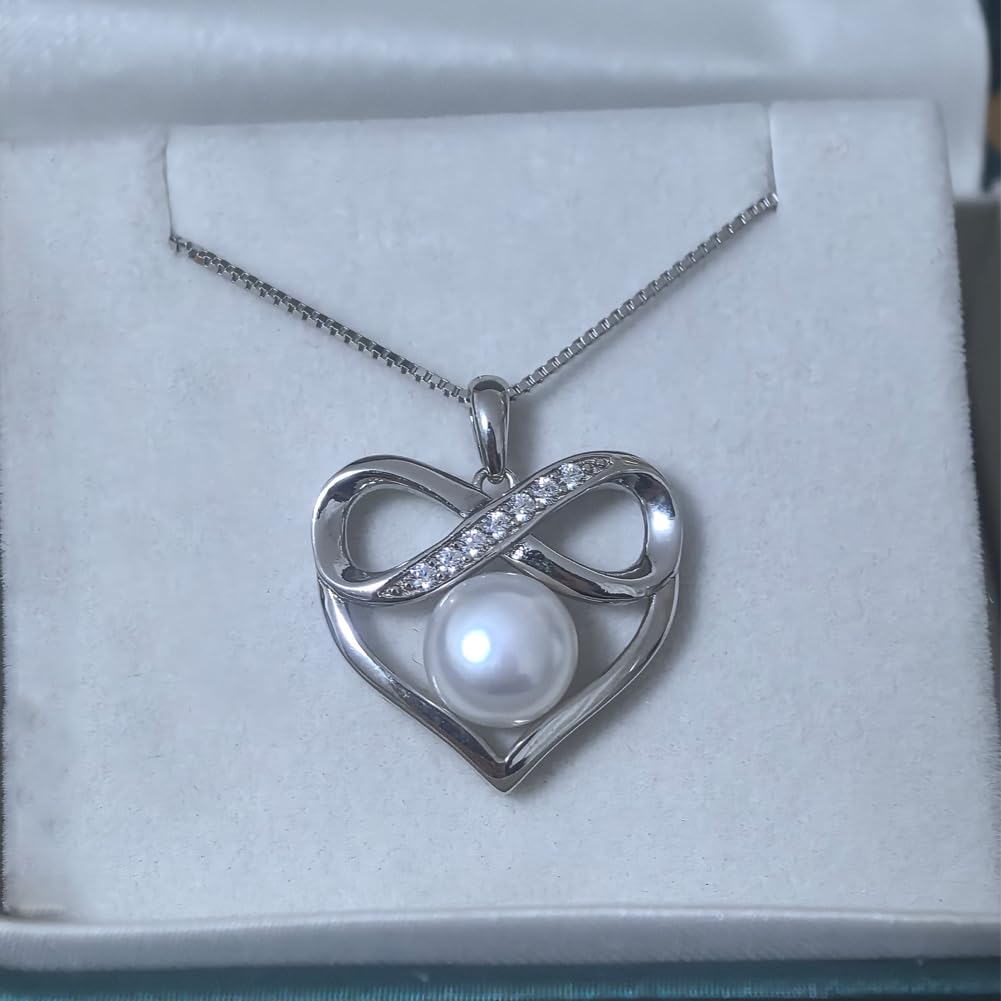 Perlenkette Schmuck - Geschenk für Weihnachten, Muttertag, Valentinstag, Jubiläum, Hochzeit, Geburtstag - Für Mama, Frau, Freundin