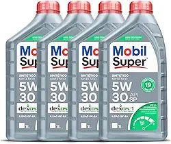 Óleo Mobil 5w30 Sintético Lubrificante para Carro Original Kit Revisão e Trocas Original Mobil (4 Litros)