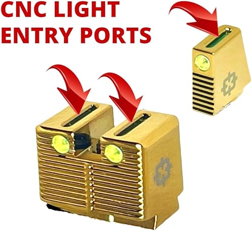 Miniatura 6 de Miras de fibra - Compatible con Glock - Tall - Co-Witness - Oro