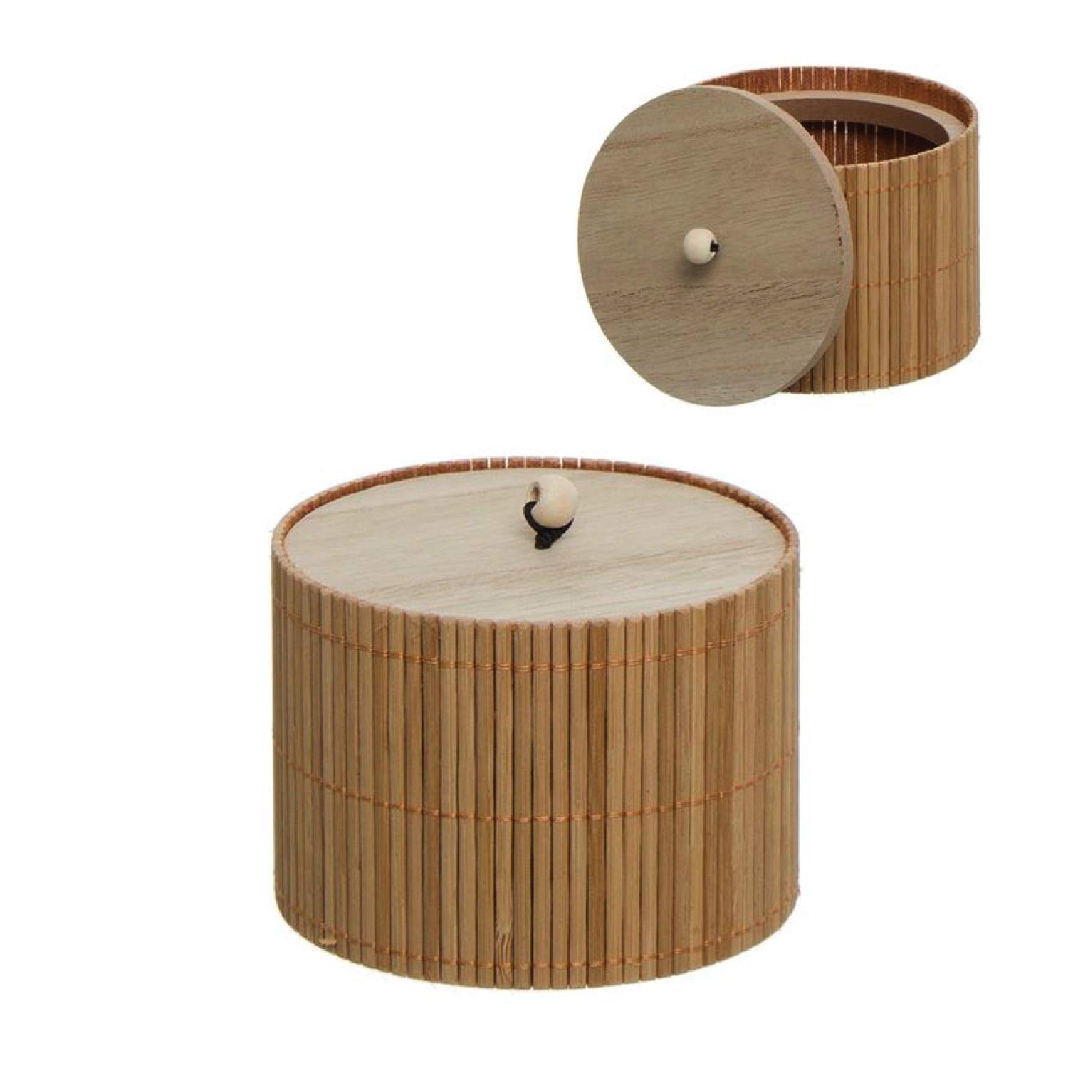 Vidal Regalos Dekorative Bambus-Box, rund, 10 cm : Amazon.de: Kche,  Haushalt & Wohnen