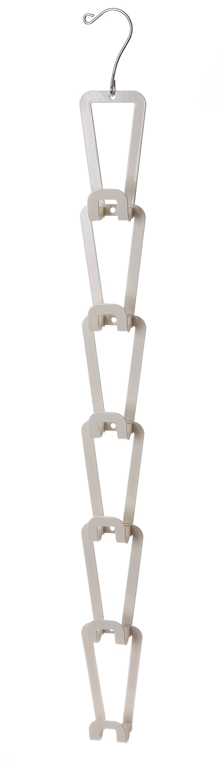Ybmhome Hanging Closet Rod or Over the Door Organizer Rack Hooks, for Purses Handbags, Satchels, Backpacks, Scarves, Pashminas, Slings, Caps, Hats Closet Accessories (1, 6 Hook Handbag Hanger)