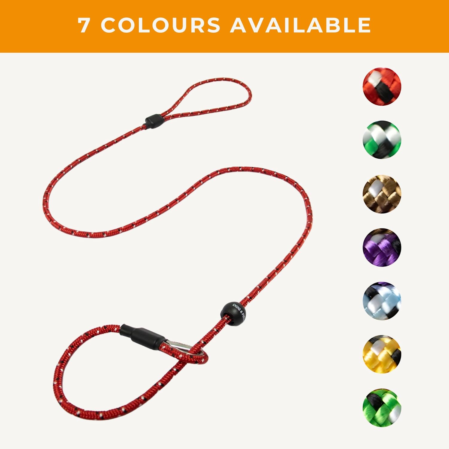 Dog & Field Trial Pro Slip Lead, Red