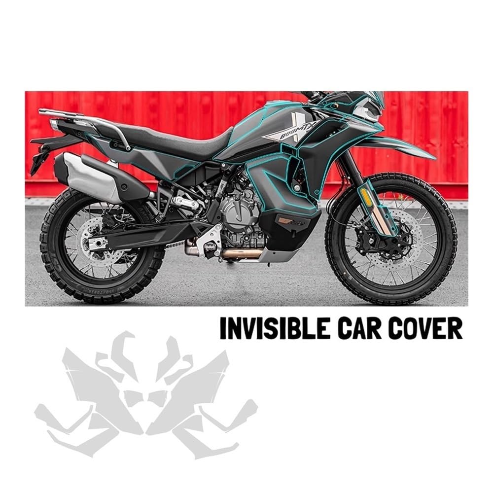 Paraserbatoio Tank Pad Pellicola Protettiva In TPU Moto Invisibile Per Set Di Protezione Della Vernice Per 800MTX Trasparenti Per Carenatura Carrozzeria