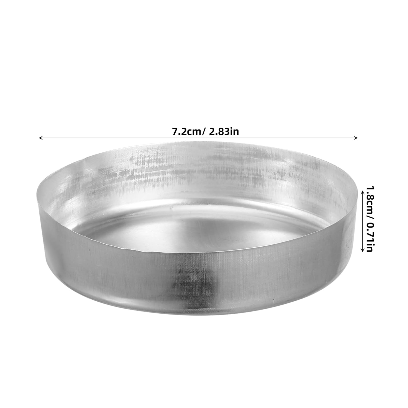 VILLFUL 10pcs Laboratory Weighing Dishes Lab Weighing Dishes Weighing Pan Laboratory Accessories Liquid Measuring Tray Laboratory Equipment Weighing Trays Mini Pour Boat Aluminum Silver