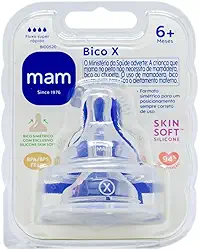 Kit 2 Bicos Mamadeira Mam Easy Start ou Easy Active (X Fluxo Super Rápido 6+ Meses)