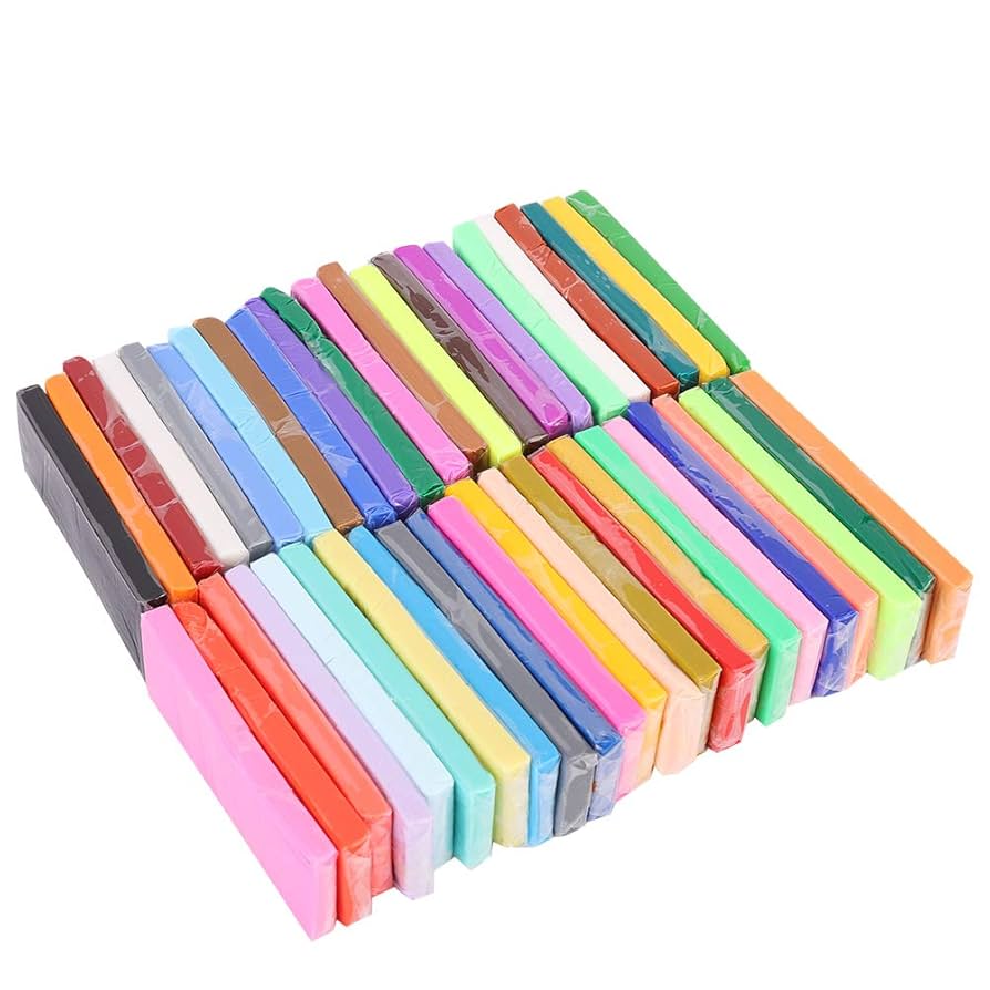 新品　ポリマークレイ入門セット Amazon | Shuttle Art オーブン粘土 ポリマークレイ 57色セット