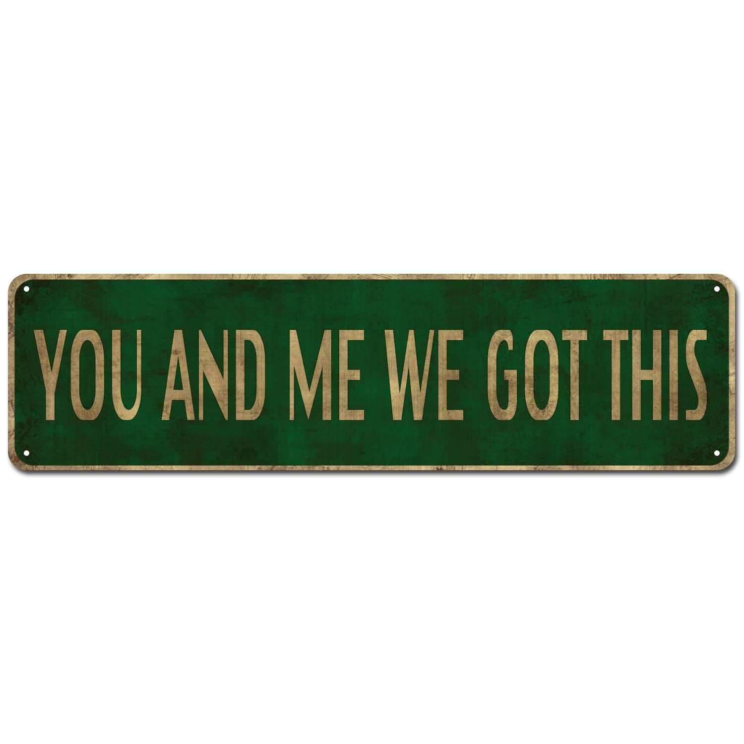 Fun Tin Sign, You And Me We Got This Vintage Metal Tin Sign, 4x16 Inch Man Cave Wall Decoration For Home/bar/cafe/cinema