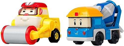 Miniatura 126 de Robocar Poli, Poke - Autos de juguete de metal, excavadora, vehículos de construcción, camión de juguete, regalos de cumpleaños para niños y niñas