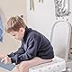 20 Stück Einweg-Toilettensitzbezug, XL Trainingssitzbezug rutschfester wasserdichter Toilette Auflagefür Baby, schwangere Mutter öffentliche Toilette