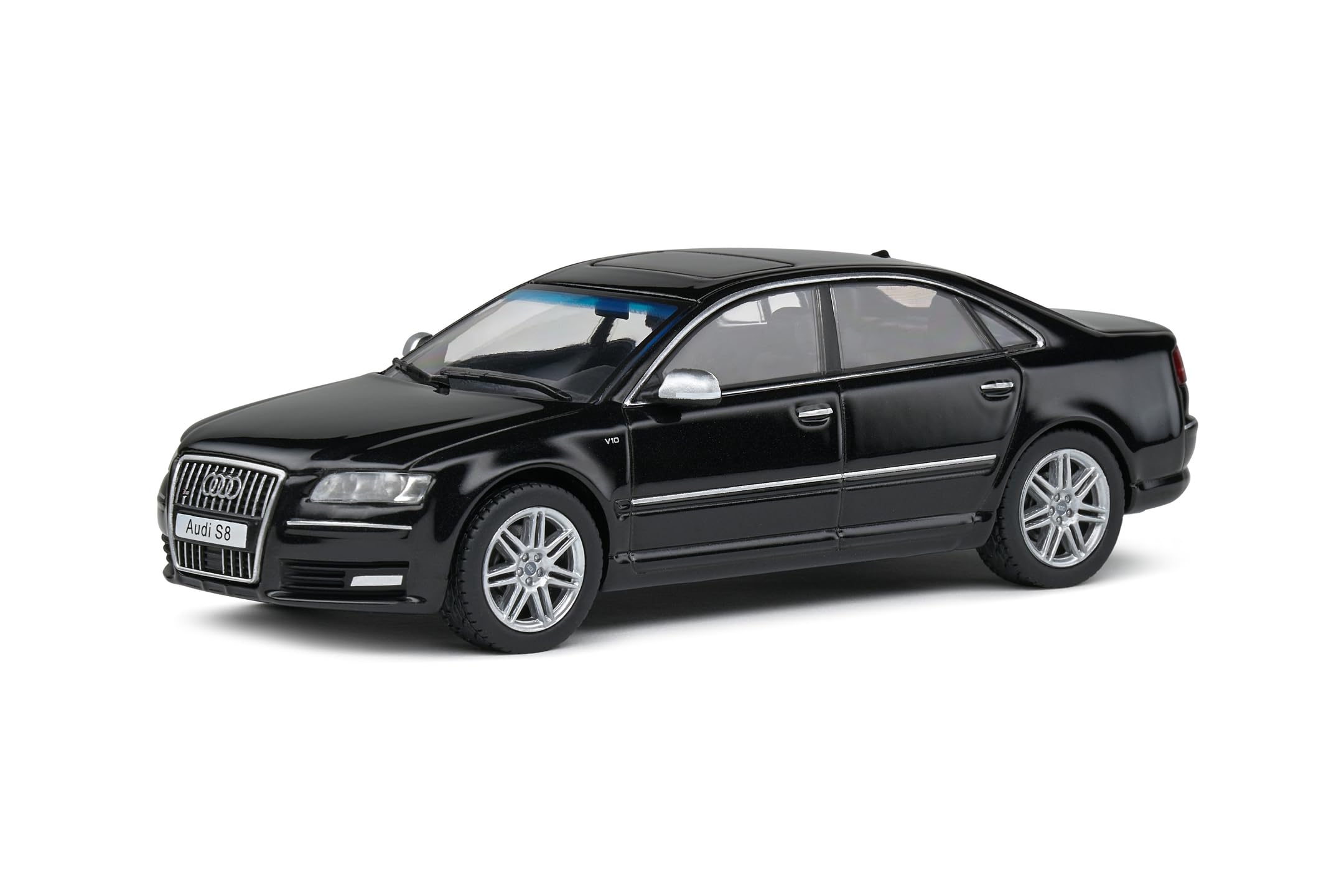 Solido Modellauto Maßstab 1:43 Audi S8 (D3) schwarz