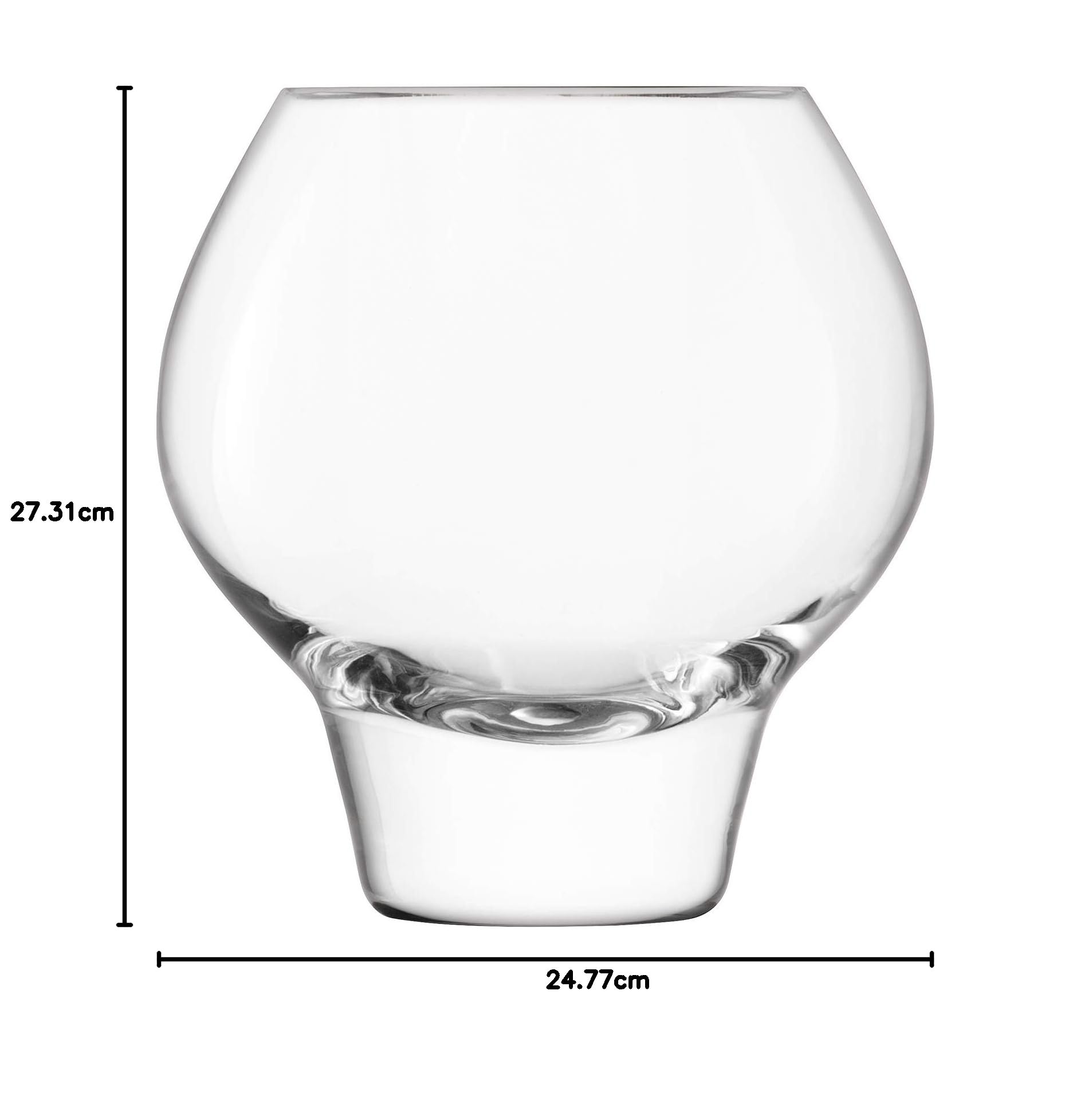 LSA International G1570-00-301 Rum Bowl-Set, glas, Transparent