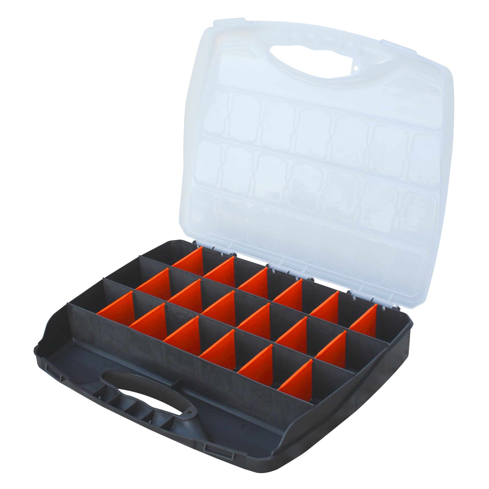Large 23 Compartment Box Storage Tool Organiser Case Screw Nail Nut Bolt DT50122