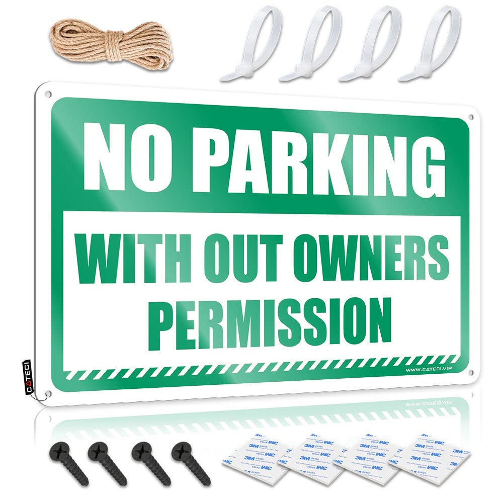 Metal Tin Sign Wall Decor No Trespassing With Out Owners Permission Tin Sign Vintage Metal Signs Funny Bar For Man Cave(30X40CM)