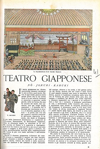 Teatro giapponese. No - Joruri . Kabuki,
