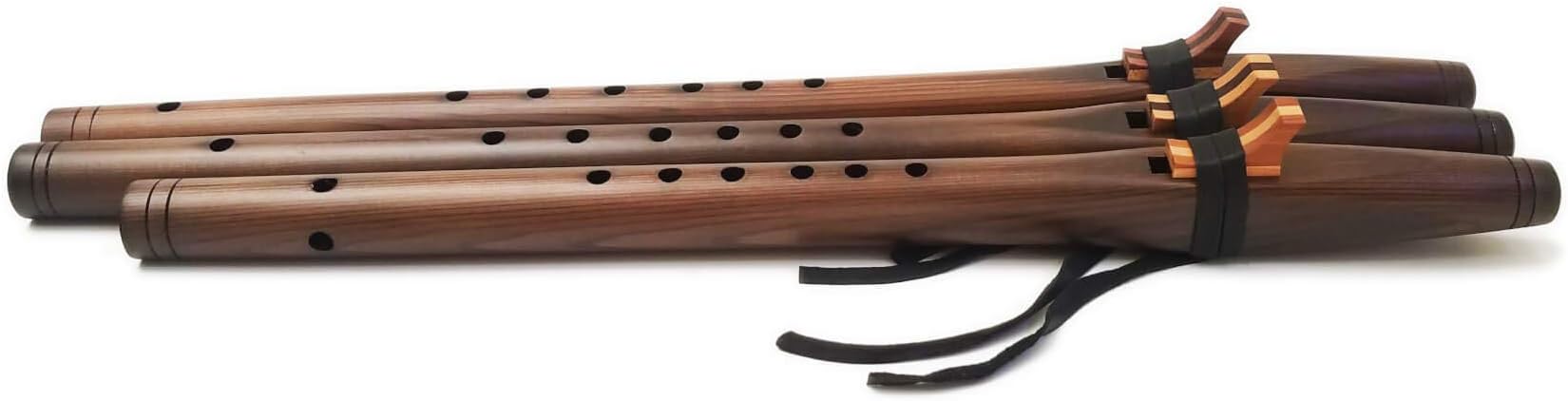 SoundScape Native American Flute (A, G, F#) - Dark Stained Cedar A