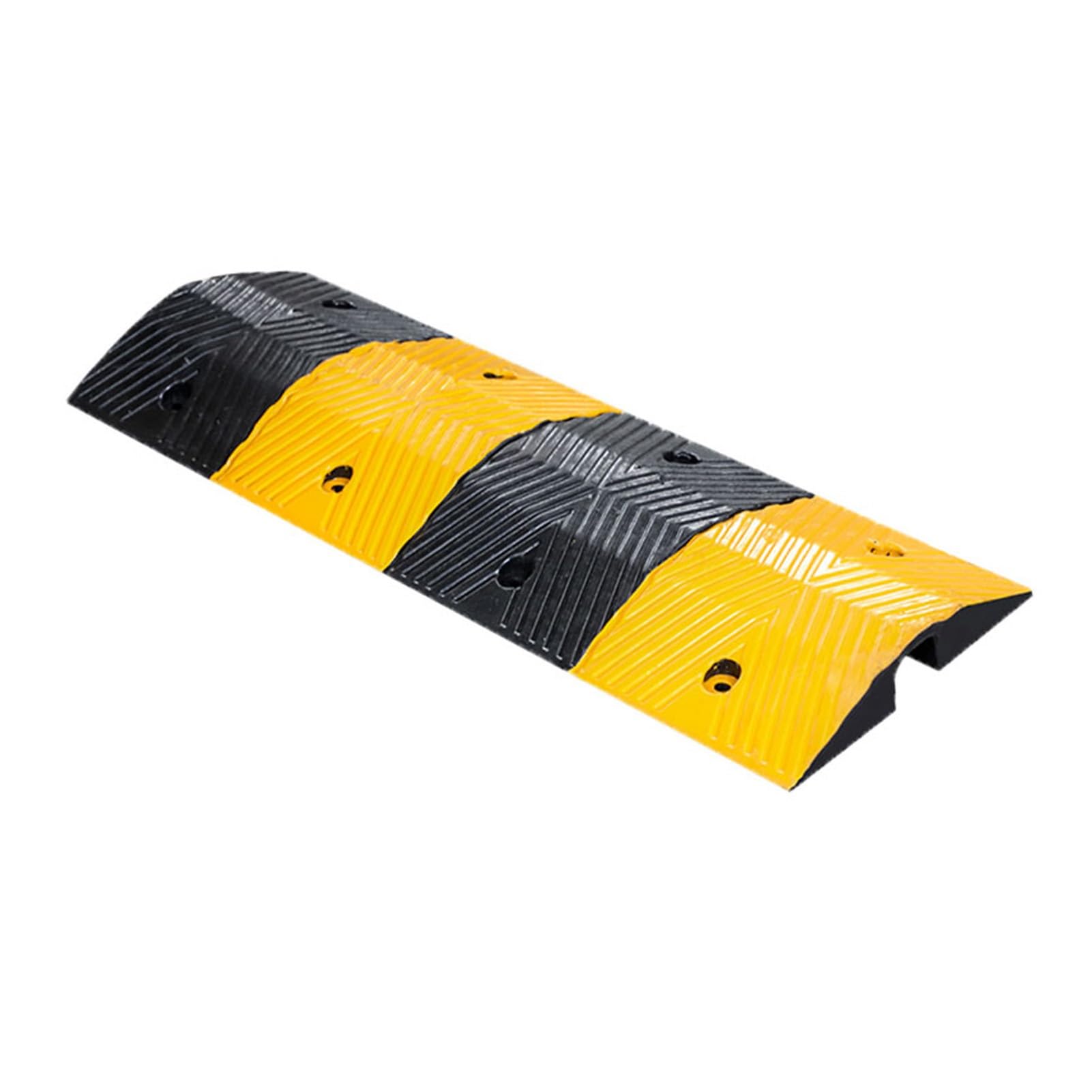 TIANQIHAO Cable Protector Ramps,Driveway Rubber Speed Bump,Modular Traffic Speed Bump With Cable Trough,Ramp Pad For Wire And Cable Hose Protection