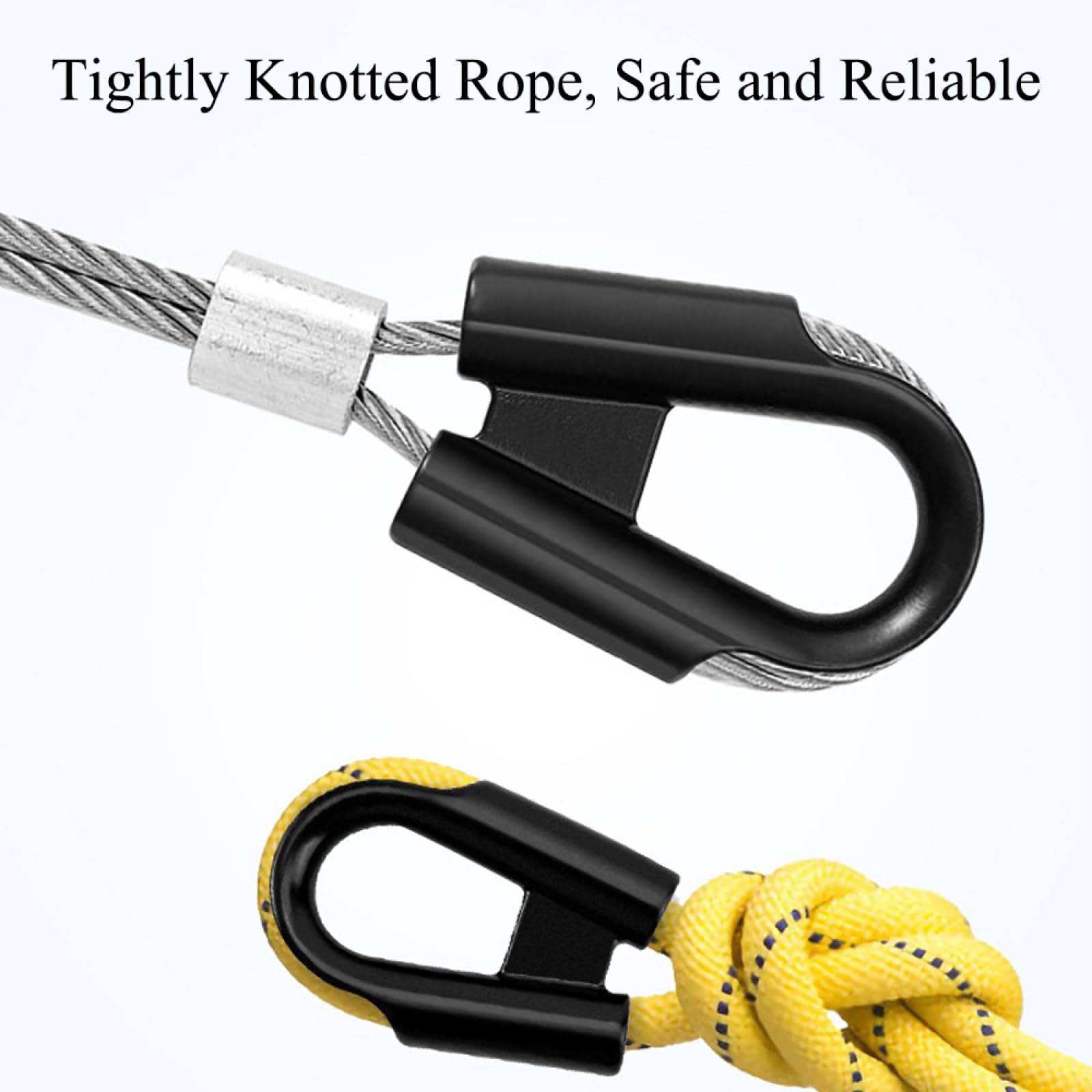 Cosses Pour Câbles Métalliques 4mm En Acier Inoxydable [20 Pièces] A4 AISI316 Inox HEAVYTOOL