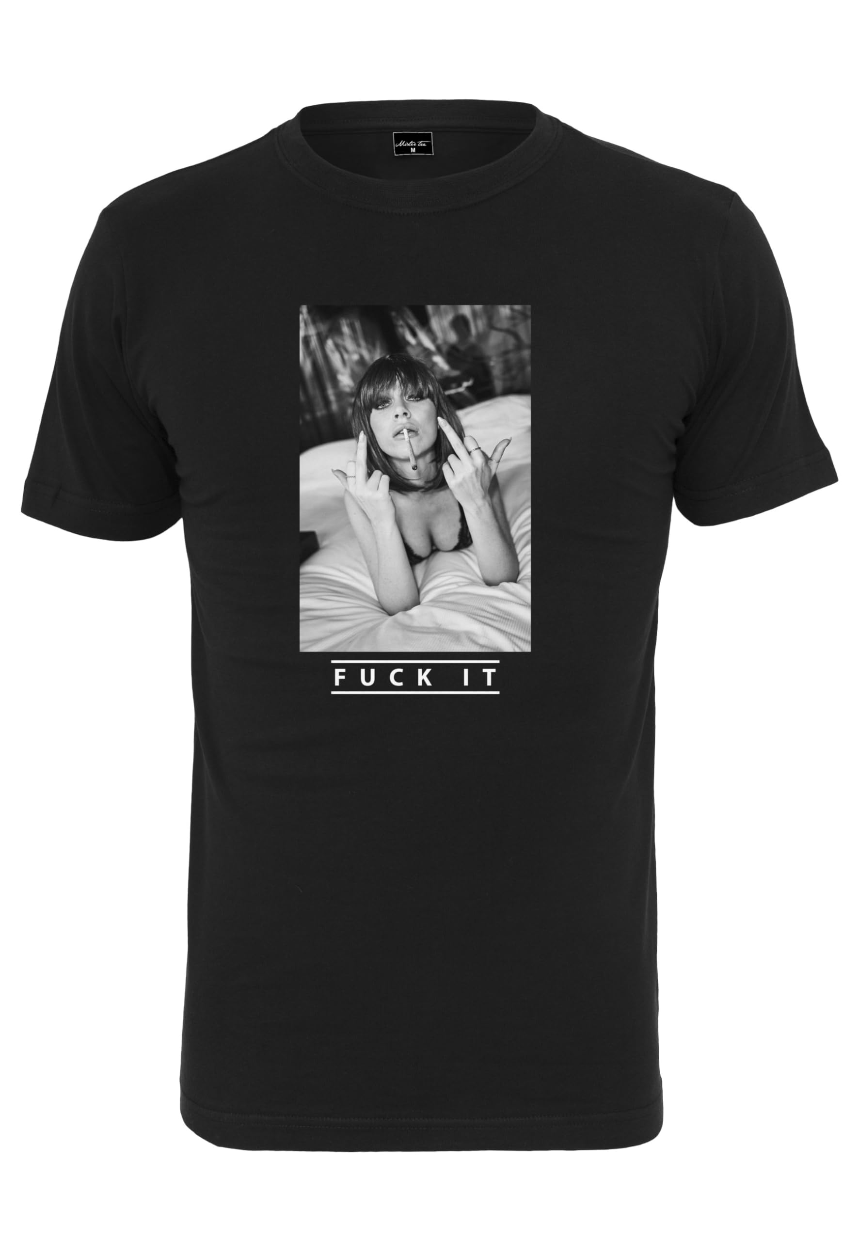 Mister Tee Herren Fuck IT 2.0 Tee T-Shirt, Schwarz (Black 00007), Large (Herstellergröße: L)
