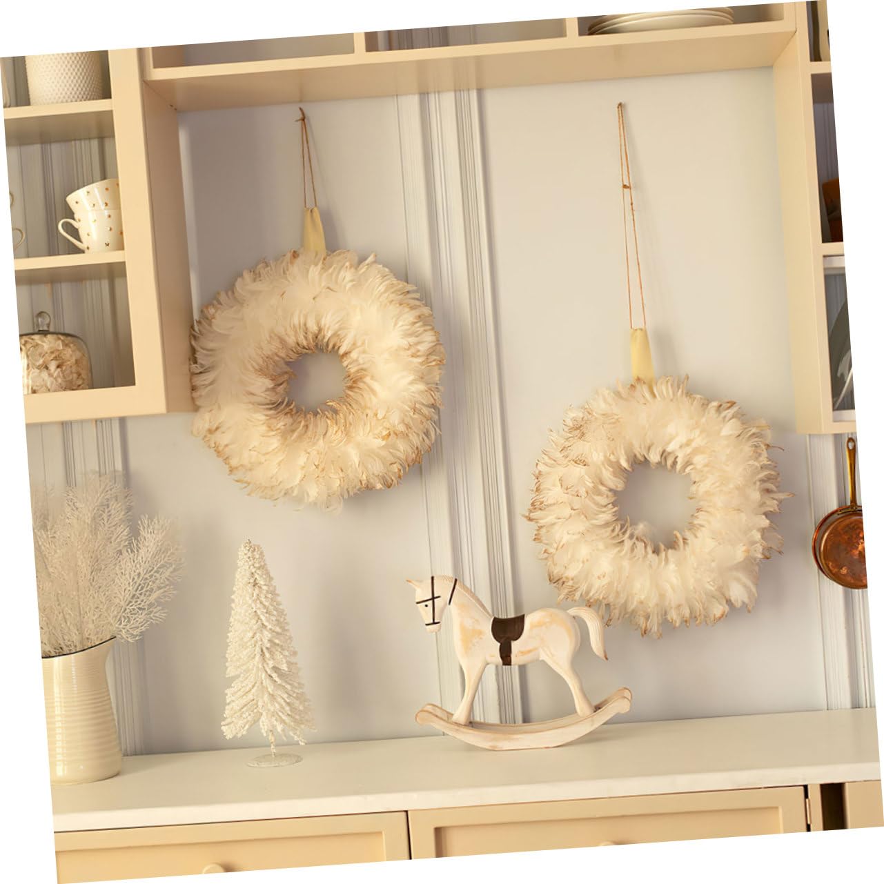 Anello In Schiuma Per Ghirlande Fai Da Te - 25x3.9 Cm | Decorazione Natalizia Non Finita Da Personalizzare