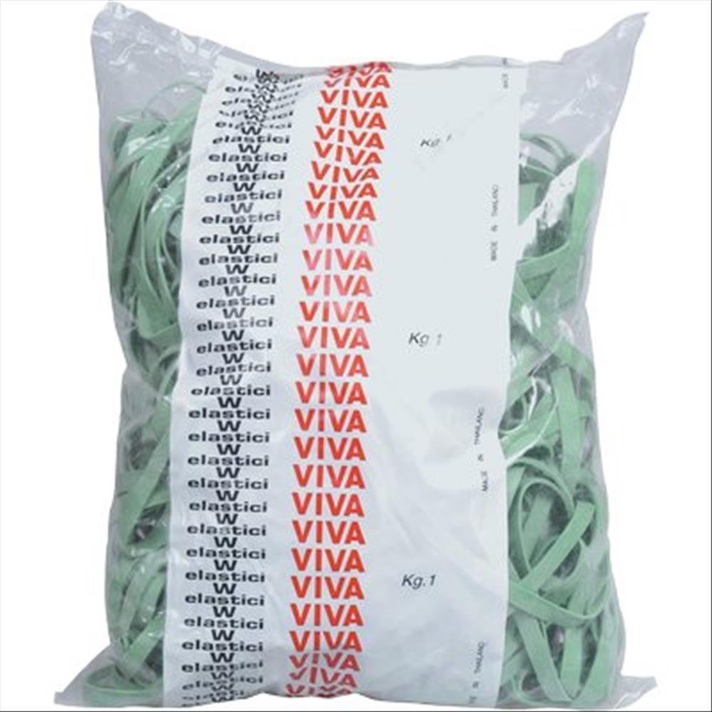 Viva F8X100 Fettuccia, Diametro 100 mm x 8 mm, Verde