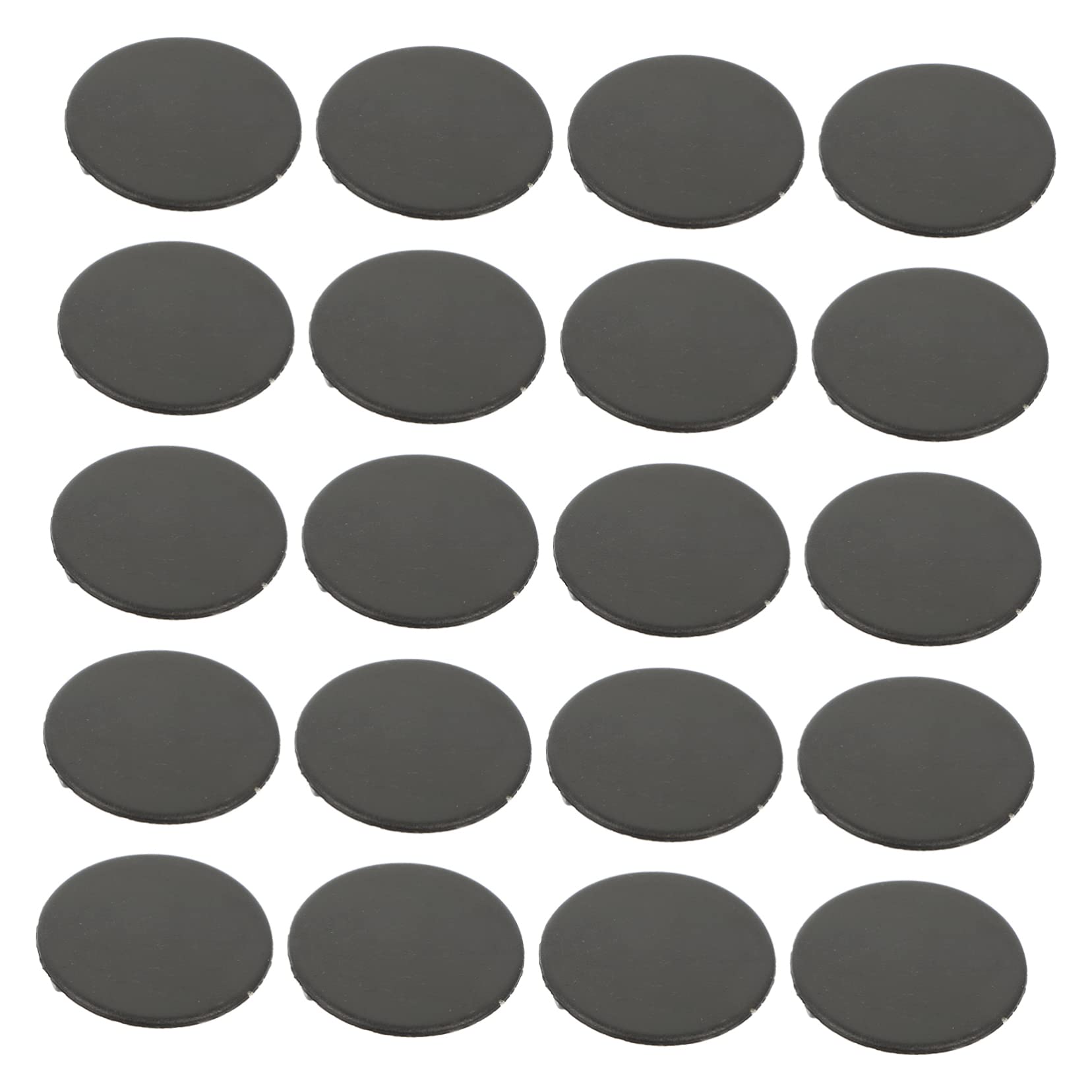 ROMISBABA 20 Pack Plastic Plug Hole Covers Piggy Bank Stoppers Round Save Pot Bottom Covers No Tool Required for Saving Box Doll and More