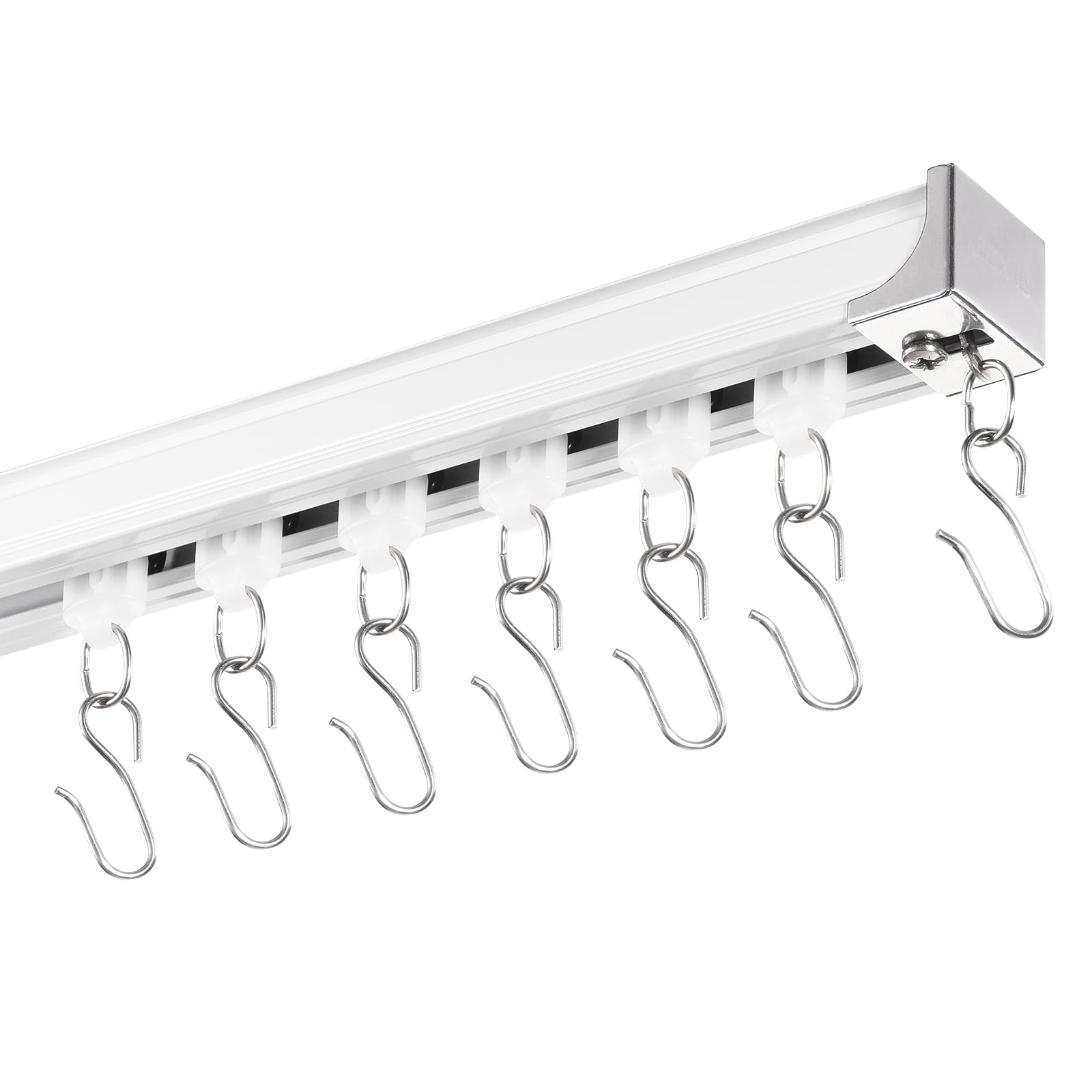 VEVOR Ensemble de rails de rideaux de plafond (3,6 m)