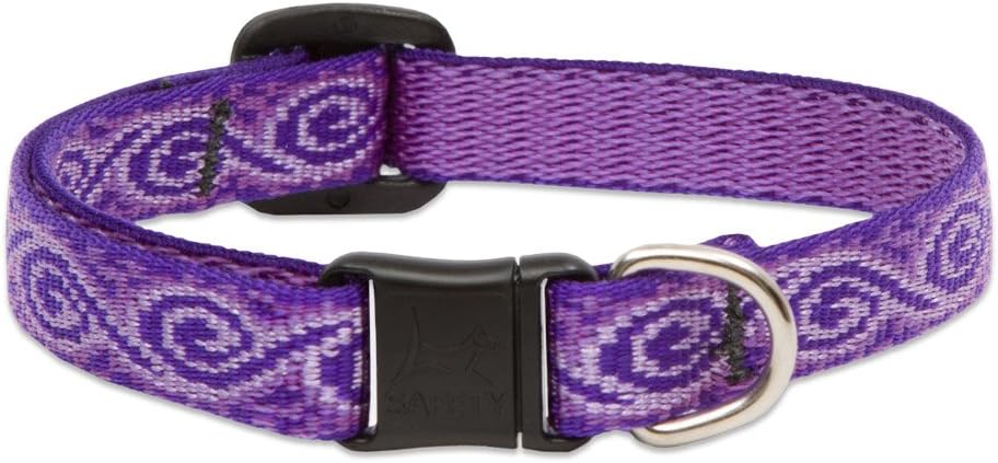 LupinePet Originals 1/2″ Jelly Roll Cat Safety Collar, 8-12″