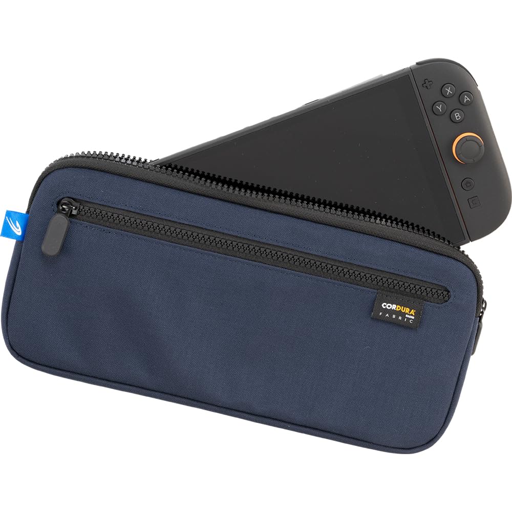 CORDURA FABRIC ネイビー ポーチ Amazon.co.jp: CYBER ・ CODURAポーチ （ Switch2 用） ネイビー : ゲーム