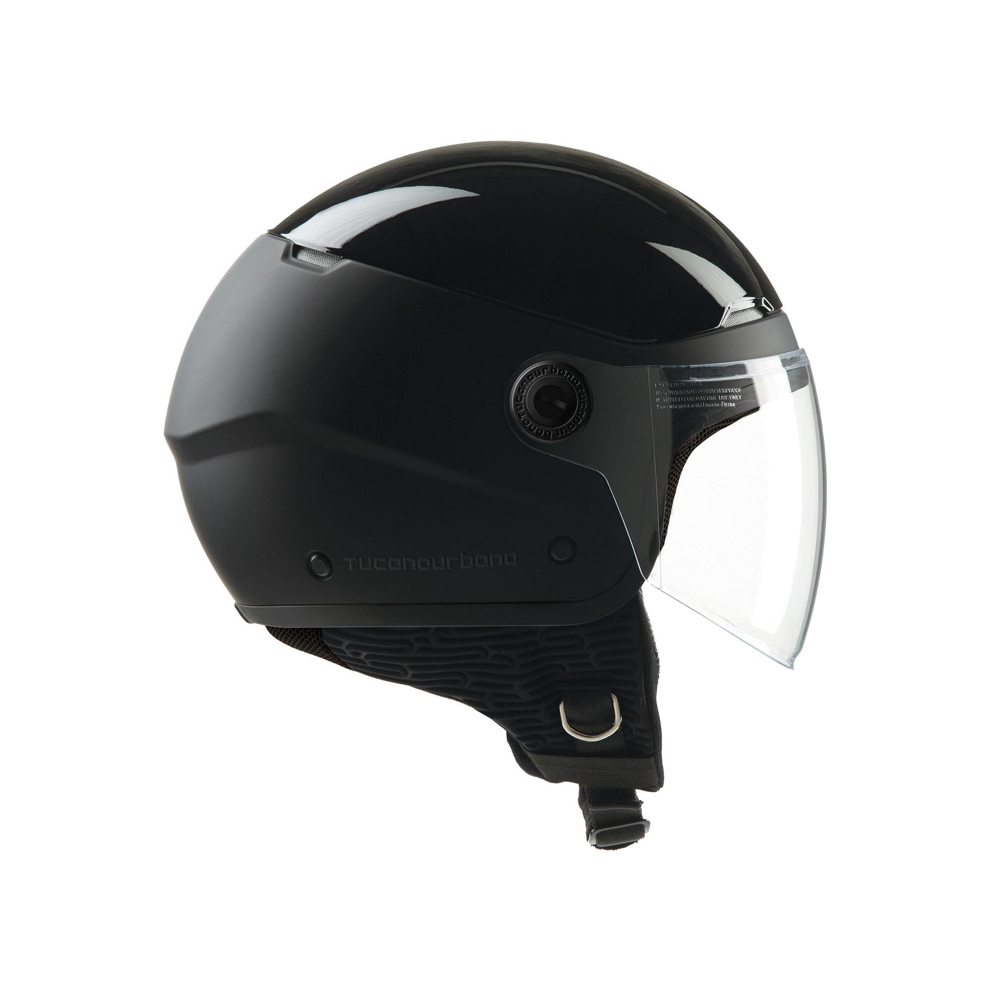 Casco Tucano Urbano El Pop Grigio Carbone Nero M 57-58 cm