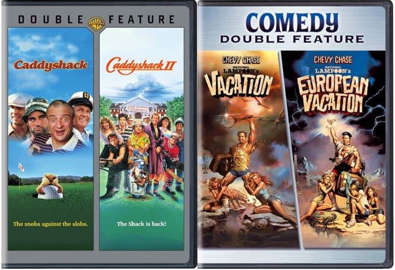 Vista 2 de Chevy Chase 4-Movie Comedy DVD Collection Caddyshack Caddyshack II National Lampoons Vacation National Lampoons European Vacation