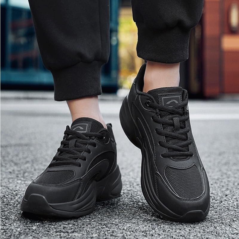 Mens Trainers Running Walking Shoes Tennis Jogging Gym Fitness Sneakers Slip-On Shoes with Non-Slip Sole2