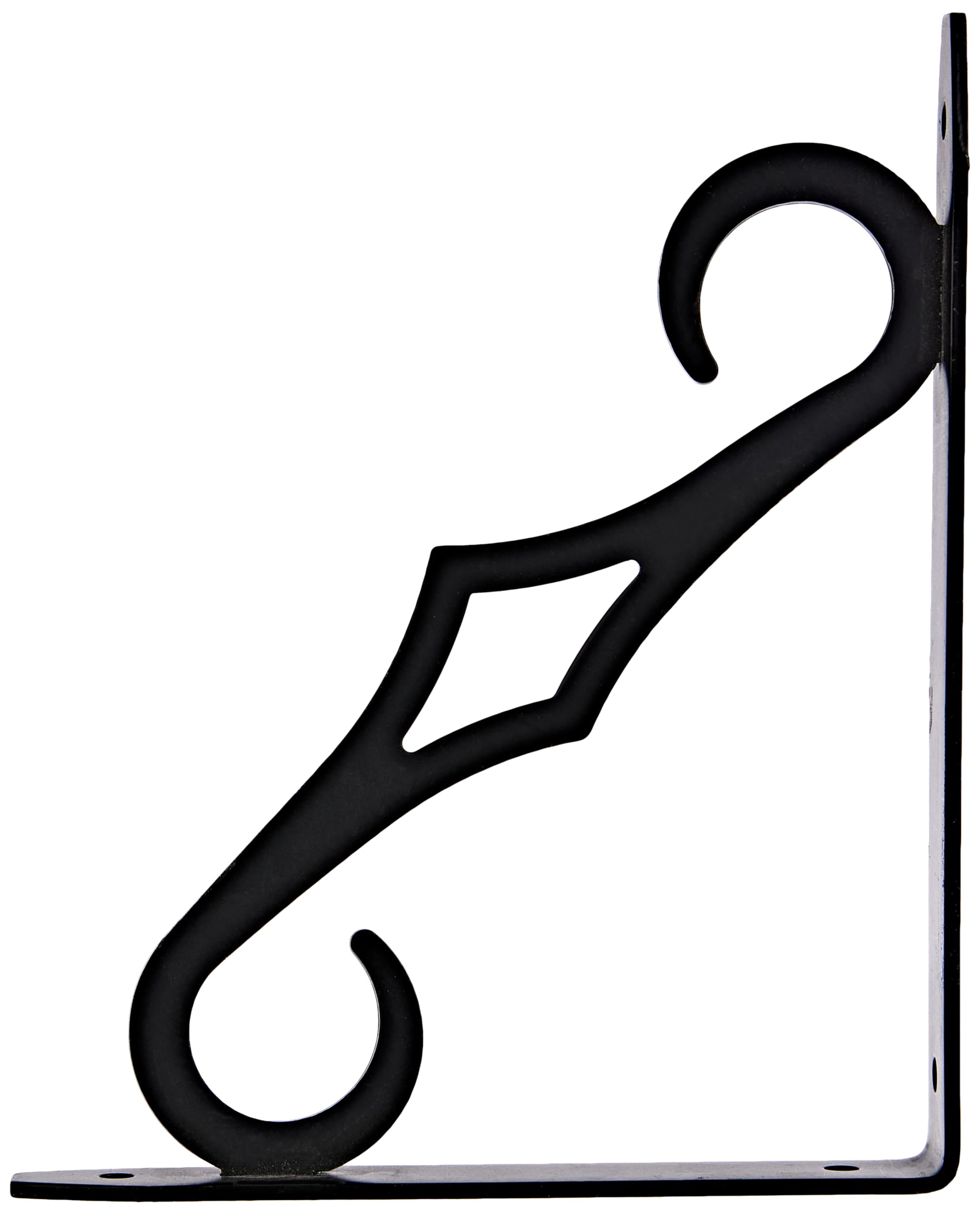 Knape & Vogt Decorative Shelf Bracket, Metal, Black - Image 2