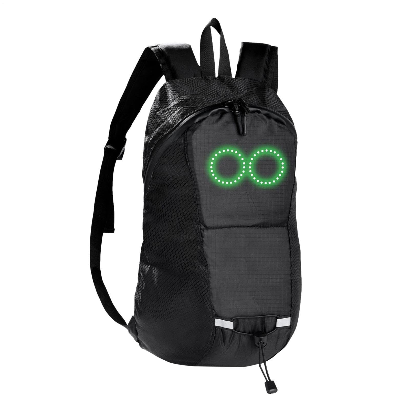 LED-Rucksack, Motorrad-Reiserucksack mit RGB-Licht