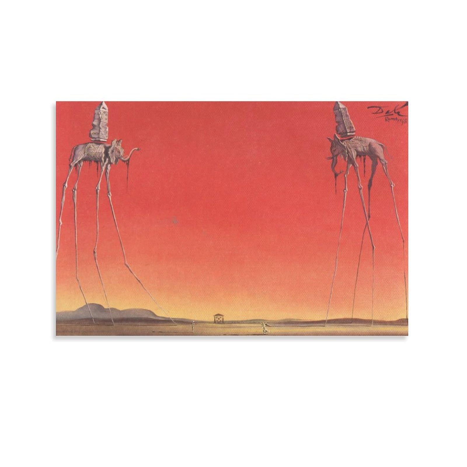 Amazon.co.jp: Salvador Dali サルバドール・ダリ The Elephants 1948