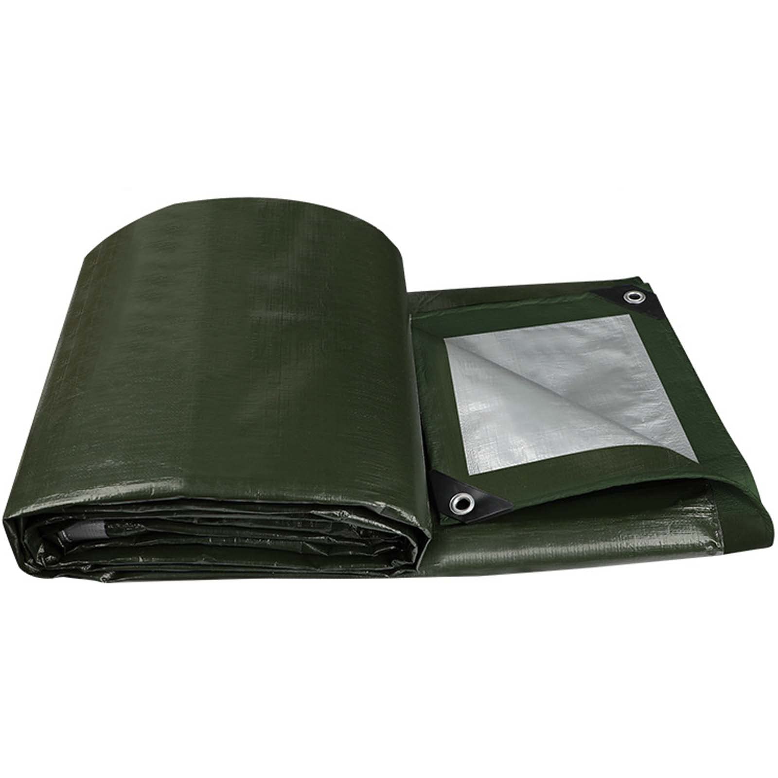 Waterproof Tarpaulin Heavy Tarp for Multipurpose Outdoor Use, Tear-resistant protective, Reinforced Eyelets Thick PE Tarpaulin, for Rain, Snow Custom size and color available (3m*12m|165g/m²)