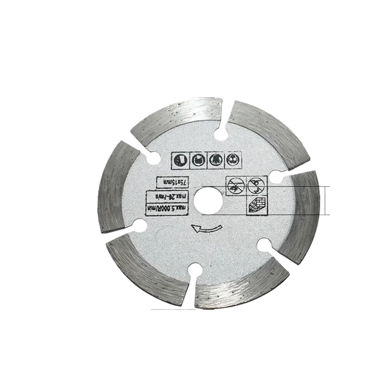 7 Uds. Cuchillas de corte de diamante de 3 pulgadas y 75mm, ruedas de amoladora angular, discos de aleta, discos de lijado de Metal y madera