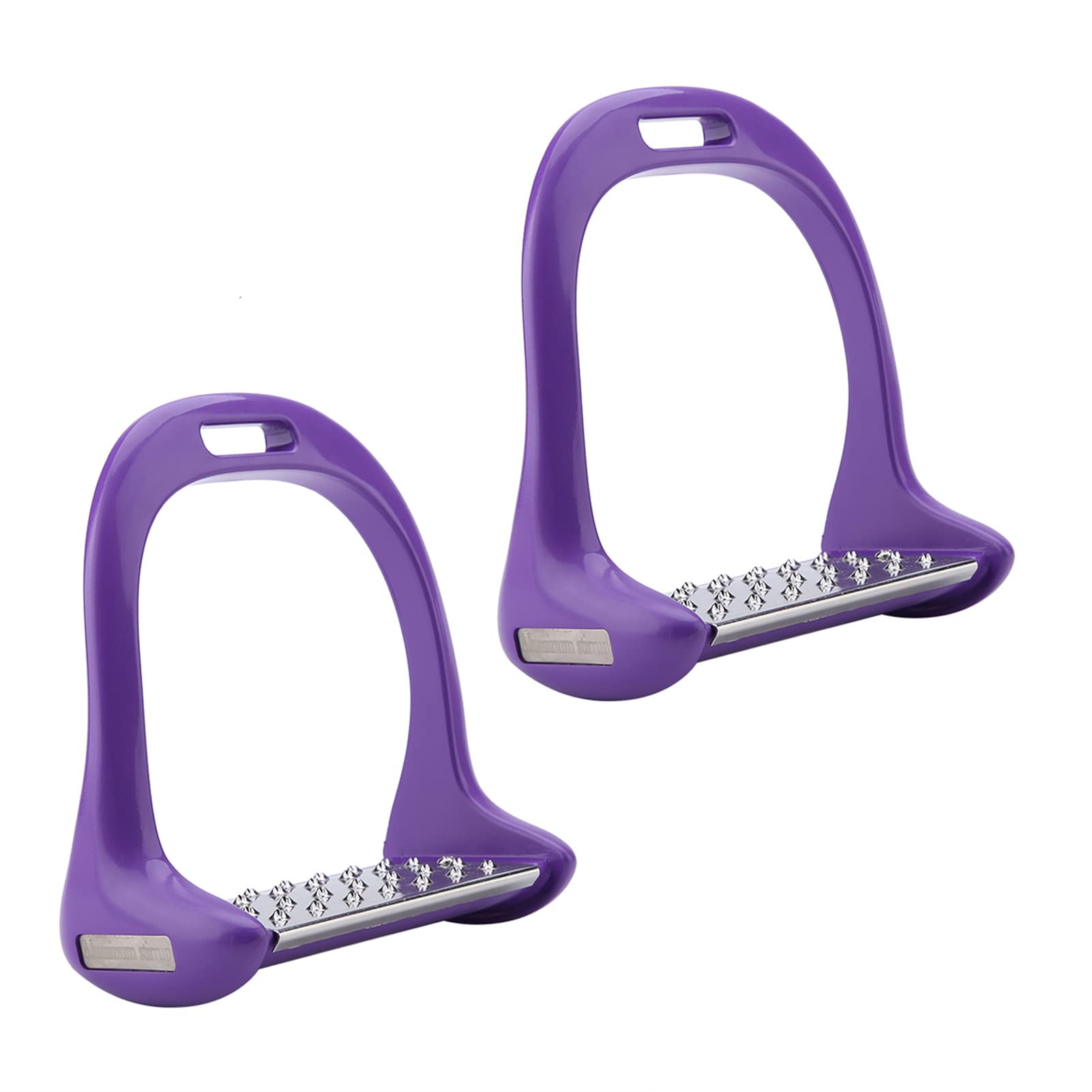 Estribo de equitación antideslizante de acero inoxidable, estribo de aluminio ecuestre, diseño ligero y duradero con 5 opciones de color para jinetes, 120 x 36 mm