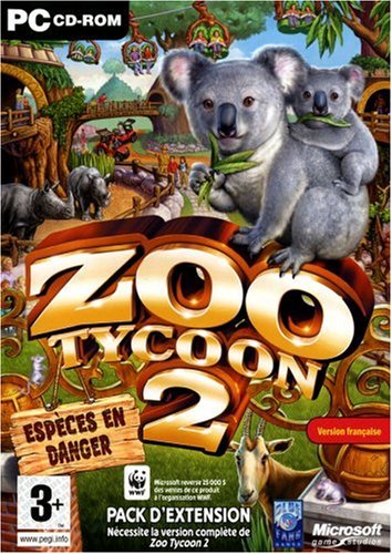 Zoo Tycoon 2 Endangered Species Win 98se/2k/Me/Xp Fr DVD Case CD (vf) [video game]