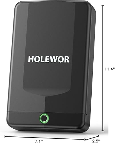 Miniatura 8 de Caja de bloqueo biométrica segura para pistola pequeña, caja de bloqueo biométrica para pistola, huella dactilar, acceso rápido, funda portátil para