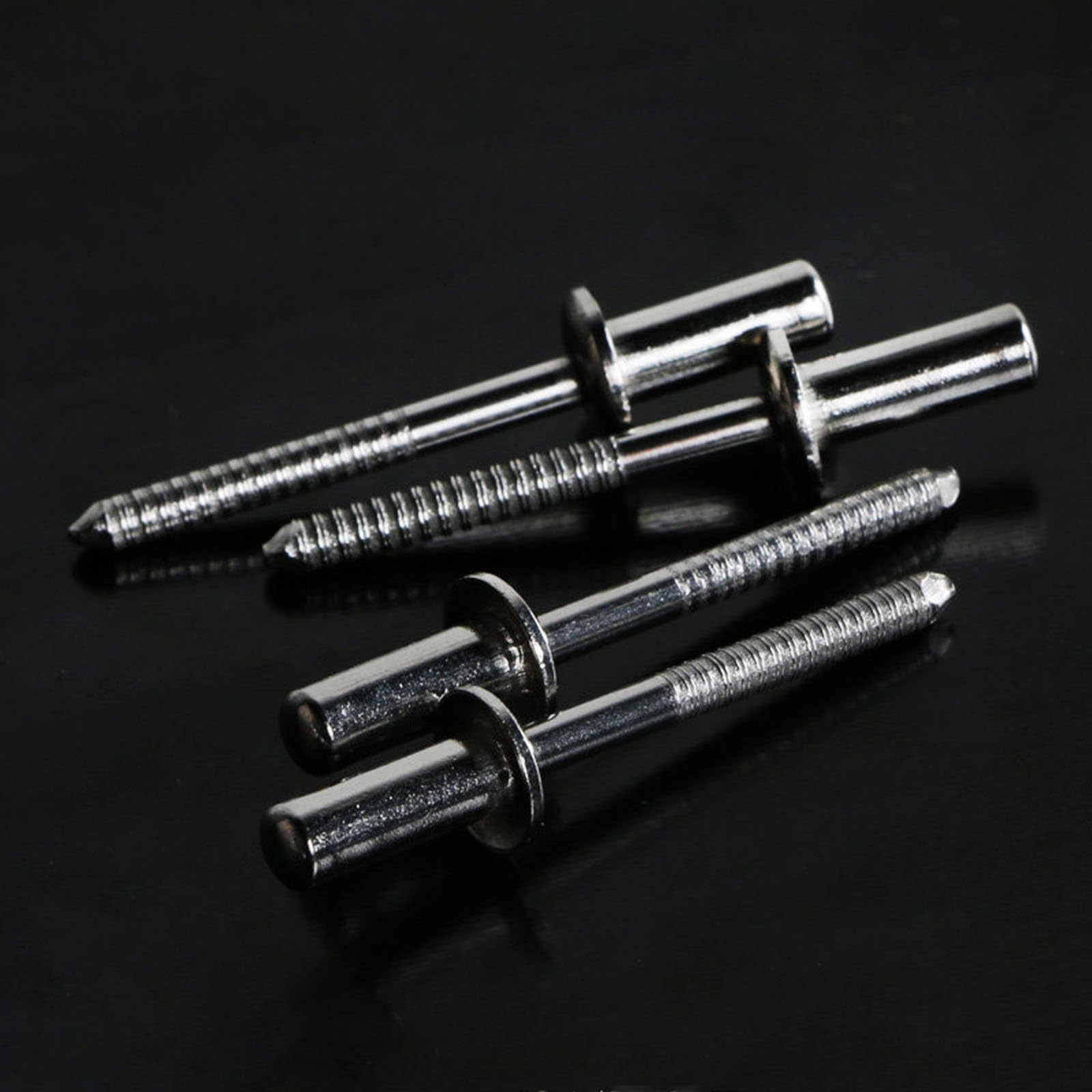 Rivets Aveugles En Aluminium Avec Grande Bride, Pop D'étanchéité 4.8x10-20mm 6.4x13-30mm Tête Plate Acier Inoxydable