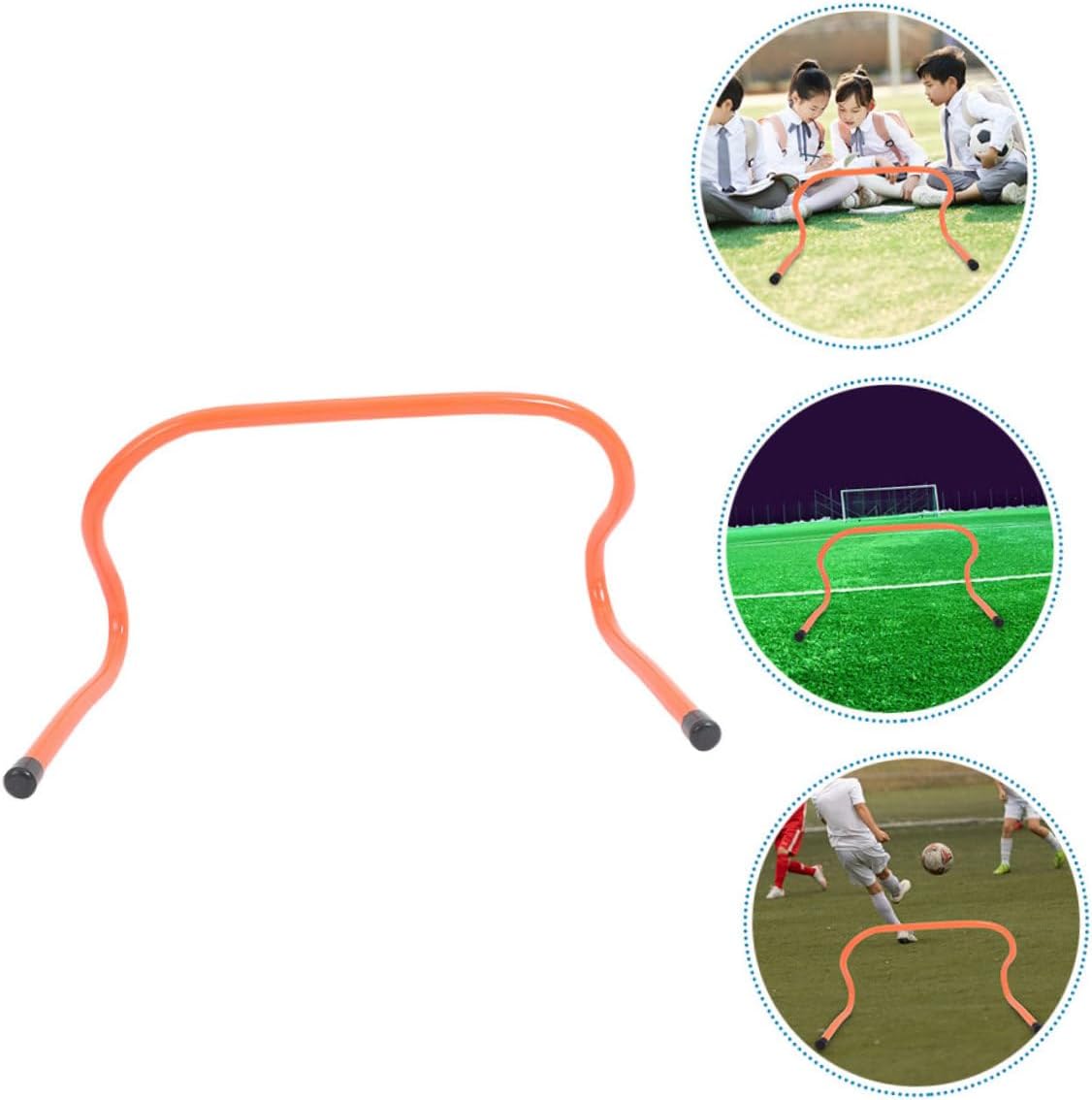3pcs Speed Hurdles Set 15cm Plastic Training Hurdles Agility Soccer Football Sports Training Equipment for Youth Agility and Speed Drills
