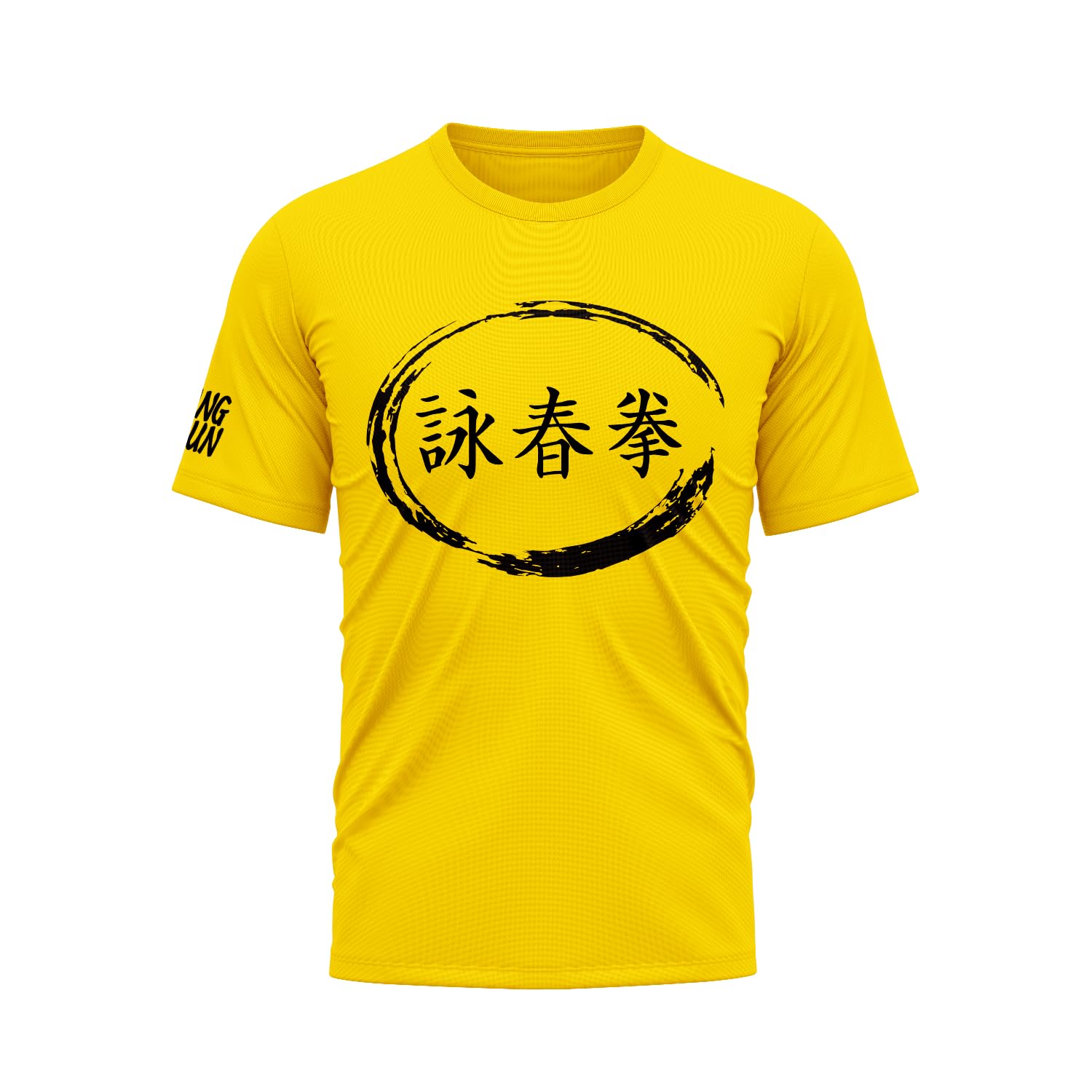 TAO MARTIAL Camiseta Wing Chun Kung Fu, camiseta 100% algodón, ligera y flexible, modelo C30, dorado, M