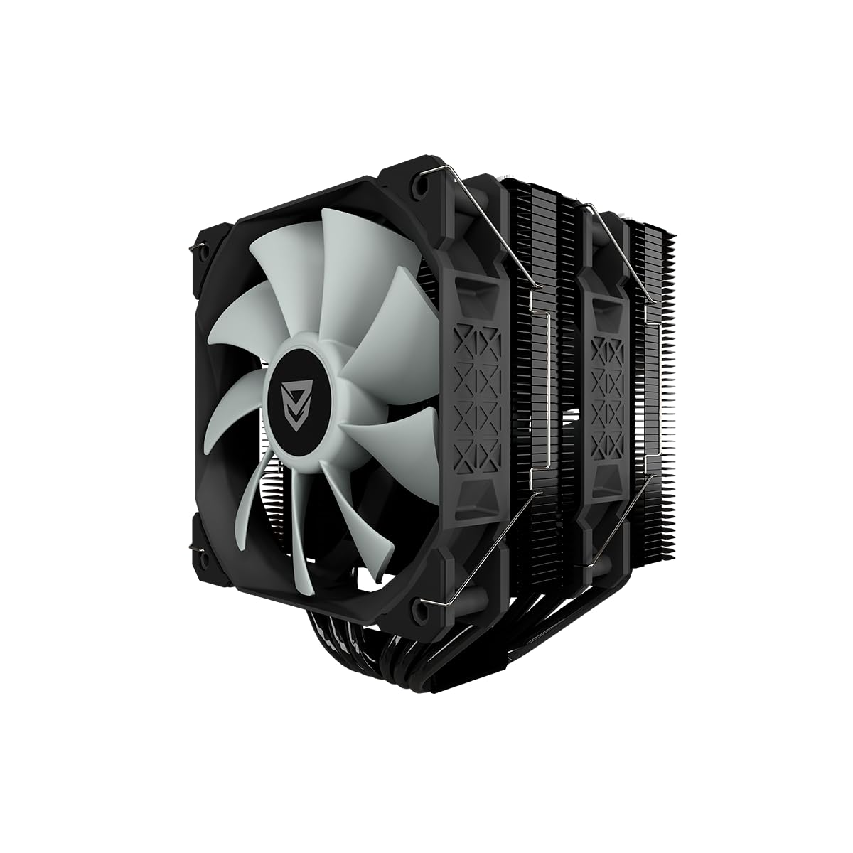 Nfortec Sculptor X2 disipador CPU ARGB 240W TDP doble ventilador 120mm Intel AMD negro