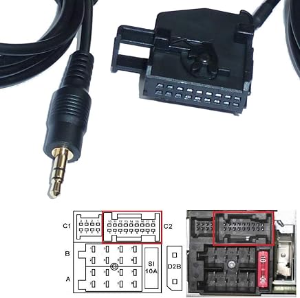 Comand 2.0?sin TV AUX Line IN Adaptador Cable Comand 2.0?sin TV AUX Line IN Adaptador Cable